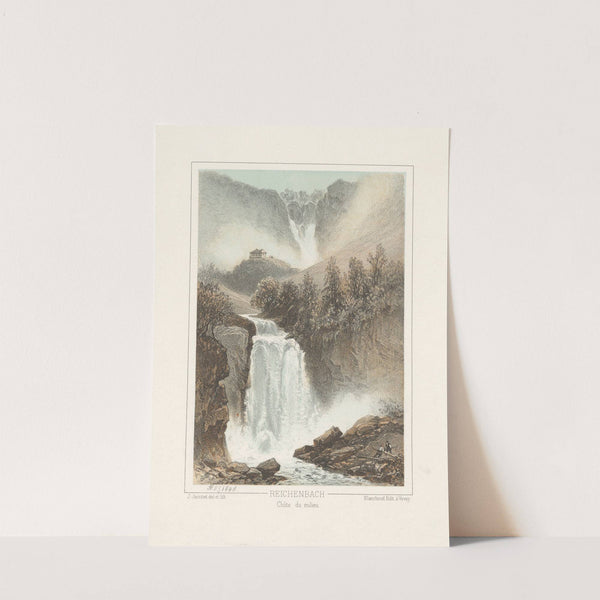 Reichenbach Chûte du milieu by Jean Jacottet