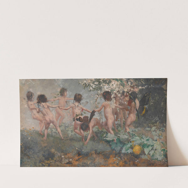 Reigen,Tanz (around 1895) by Ferdinand Schmutzer