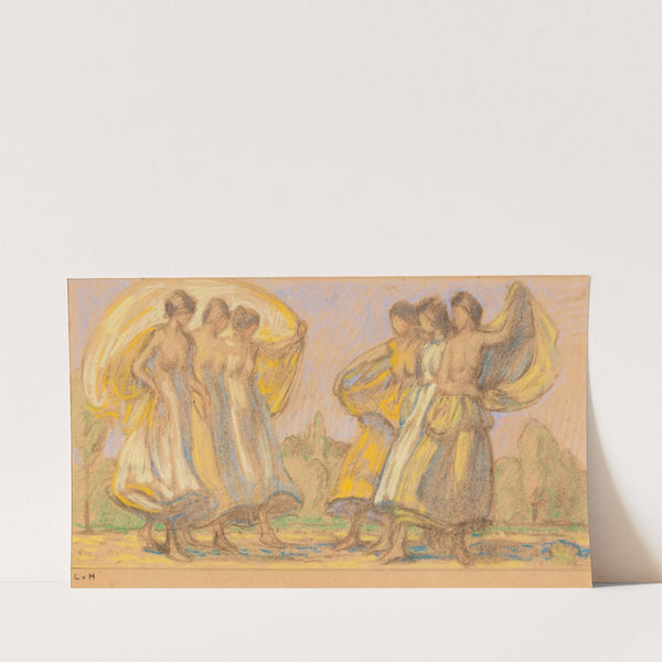 Reigentanzende Frauen (1900) by Ludwig von Hofmann