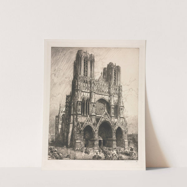 Reims Cathedral (1911) by Auguste Louis Lepère