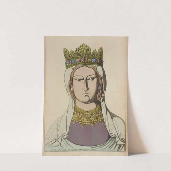 Reine de France, XIIe siècle, bas relief inedit, du Musée de Cluny. by Raphaël Jacquemin