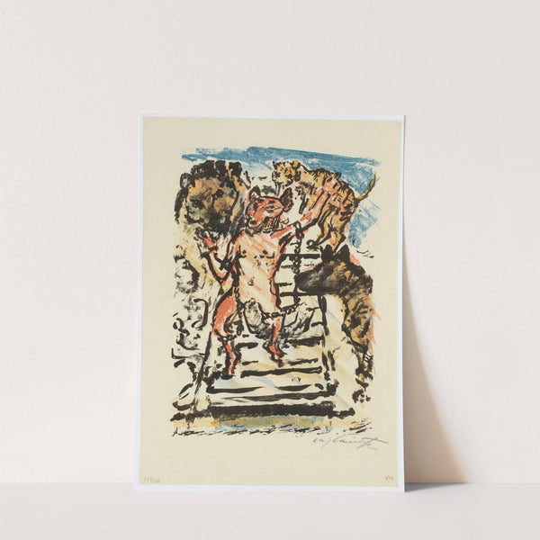 Reinecke, Mit Ketten Gefesselt, Erwartet Seine Hinrichtung (1920) by Lovis Corinth