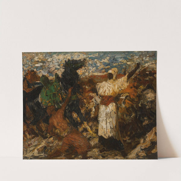 Reining in the Horses by Otto von Faber du Faur