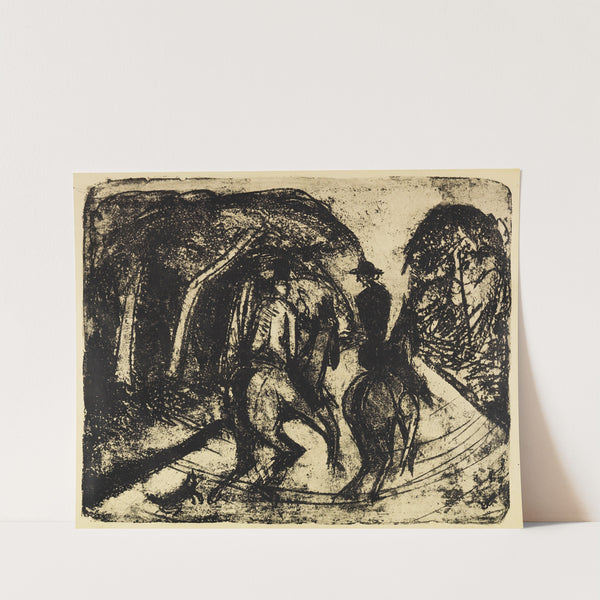 Reiter im Grunewald (1914) by Ernst Ludwig Kirchner