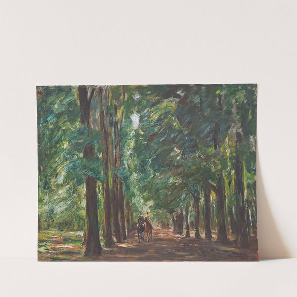 Reiter in der Allee bei Sakrow (1924) by Max Liebermann