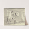 Reiter in einer Reitschule by Johann Georg Pforr