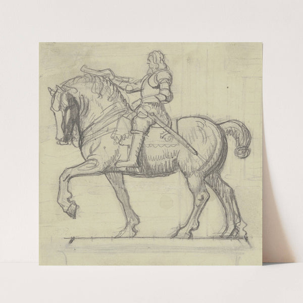 Reiterstandbild des Markgrafen Karl Wilhelm zu Baden (1909) by Fritz Boehle