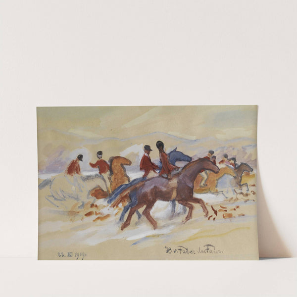 Reitgesellschaft (1919) by Hans von Faber du Faur