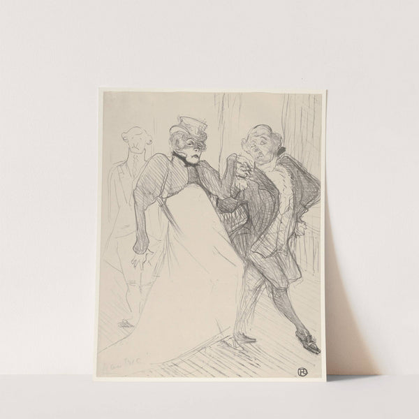 Réjane and Galipaux, in Madame Sans-Géne (1893) by Henri de Toulouse-Lautrec