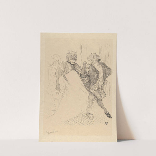 Réjane and Galipaux, in Madame Sans-Géne (1893) by Henri de Toulouse-Lautrec