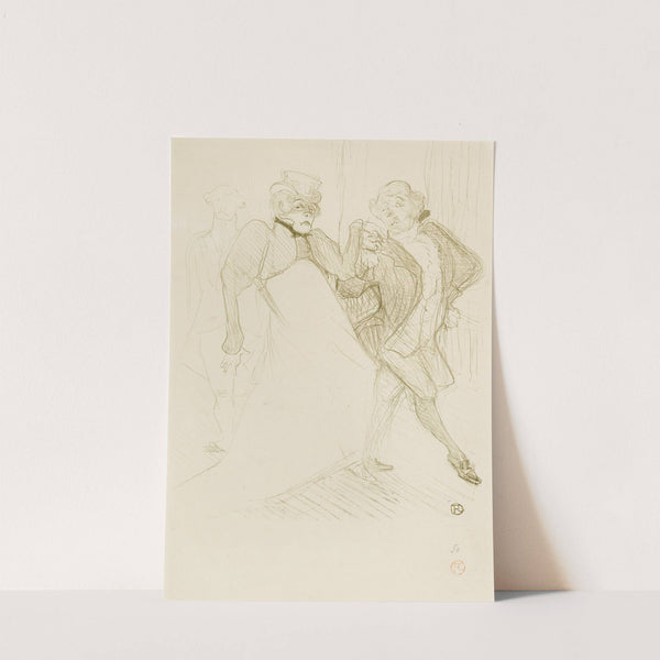 Réjane et Galipaux, dans Madame Sans-Gêne by Henri de Toulouse-Lautrec