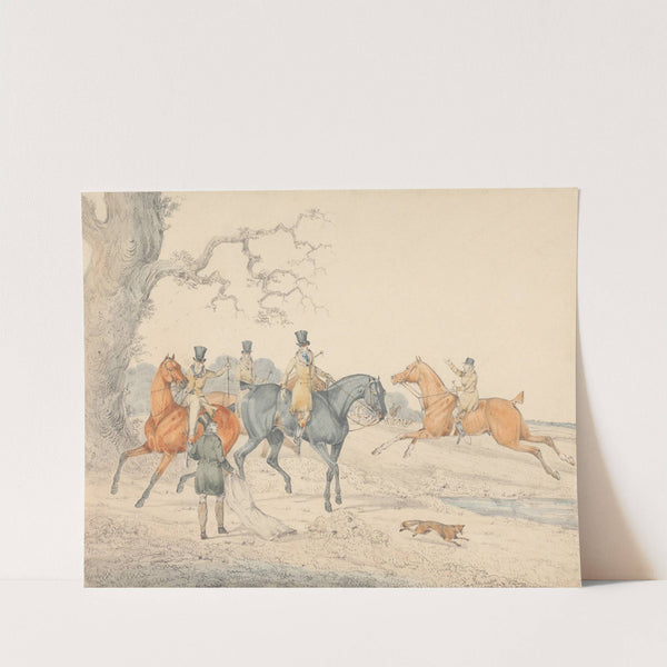 Releasing a Bag-Fox by George Alken