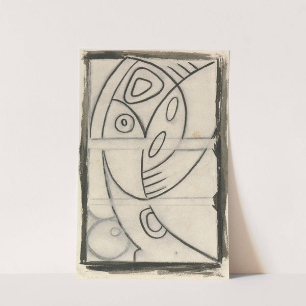 Relief Design of an Abstract Female Figure by Henri Gaudier-Brzeska