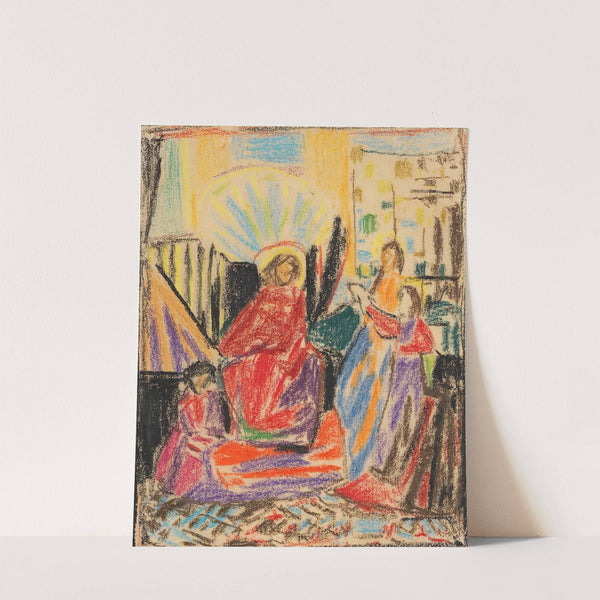 Religiöses Motiv (1920) by Adolf Hölzel