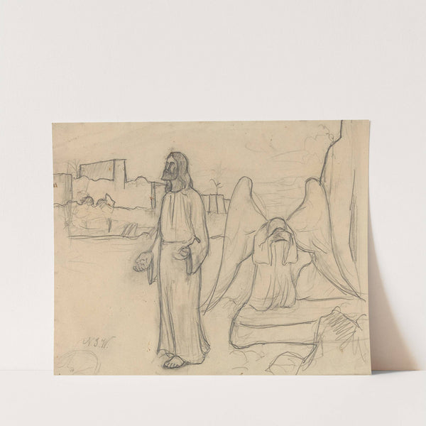 Religious Scene by Gustav Wentzel