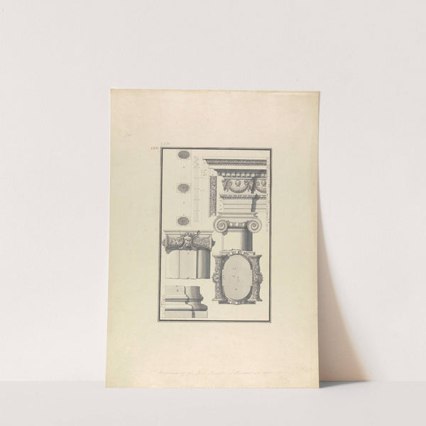 Remains of an Ionic Temple of Bacchus at Aphrodisias by Giovanni Battista Borra