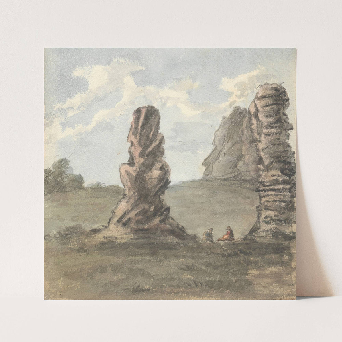 Remains of Fort on Mt. St. Catherine near Roeun, Said to Have Been the Station of R. Coeur de Lion by Anne Rushout