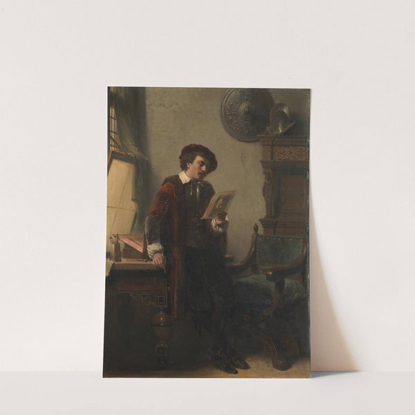 Rembrandt in his studio by Nicolaas Pieneman