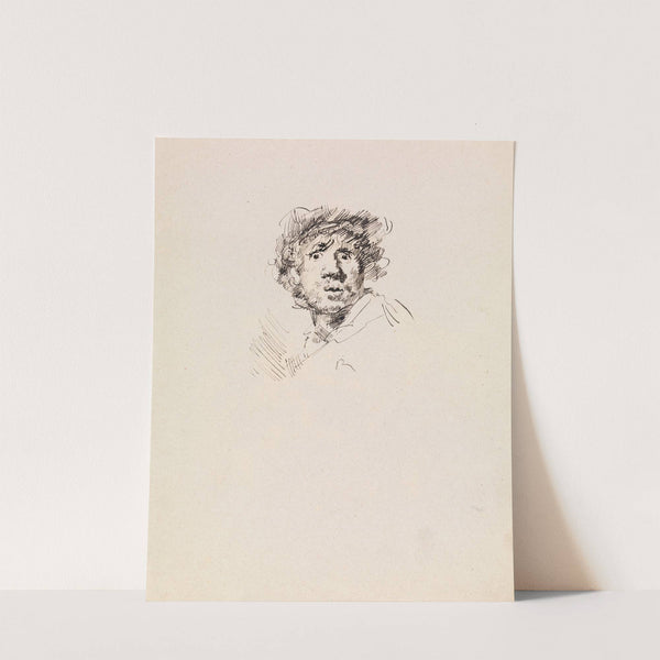 Rembrandt’s Self Portrait (1885-1886) by James Ensor