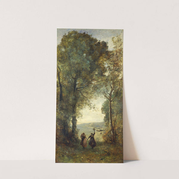 Reminiscence of the Beach of Naples by Jean-Baptiste-Camille Corot