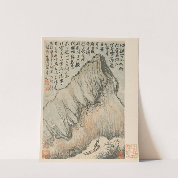 Reminiscences of Qinhuai River pl1 by Shitao