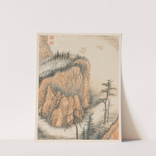 Reminiscences of Qinhuai River pl5 (1642-1707) by Shitao