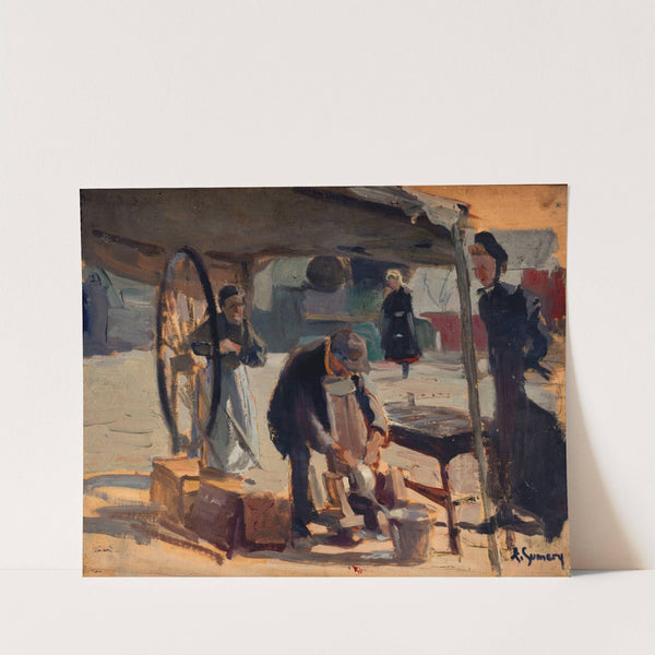 Rémouleur à Passy by Adolphe-Ernest Gumery