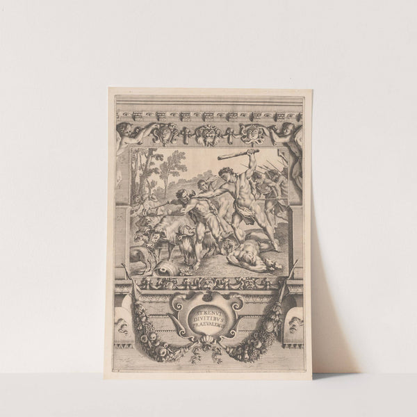 Remus fights the thieves who steal his flock (1659) by Jean Boulanger