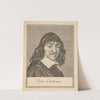 Ren. Cartesius (Rene Descartes) by Frans Hals