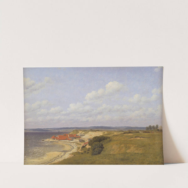 Renbjærg Tileworks by Flensburg Fiord (1830) by Christoffer Wilhelm Eckersberg