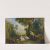 Rendez-vous de chasse by Jean-Antoine Watteau