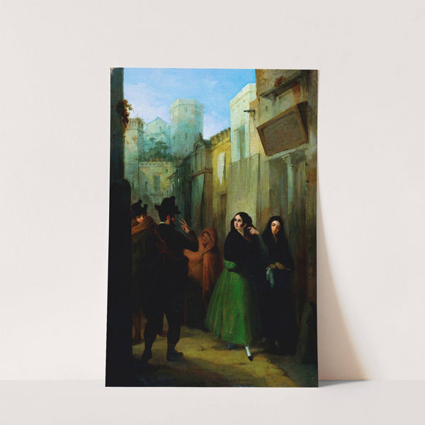 Rendezvous in the Street by Joaquín Domínguez Bécquer