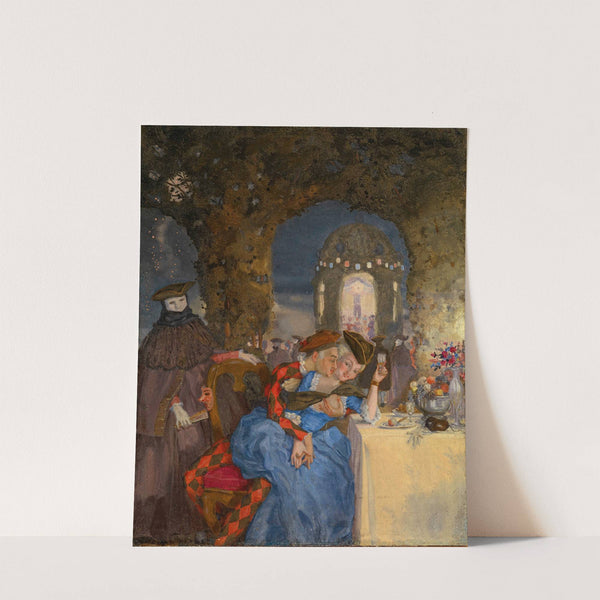 Rendezvous (1918) by Konstantin Andreevich Somov