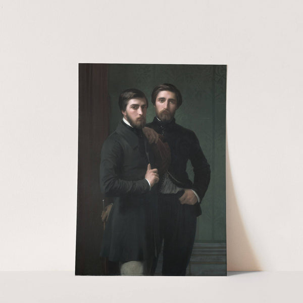 René-Charles Dassy and His Brother Jean-Baptiste-Claude-Amédé Dassy (1850) by Jean-Hippolyte Flandrin