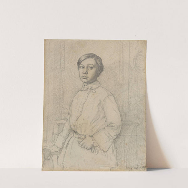 René de Gas (recto) (1855) by Edgar Degas