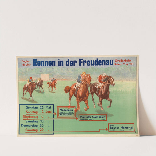 Rennen in der Freudenau (1946) by J. Weiner