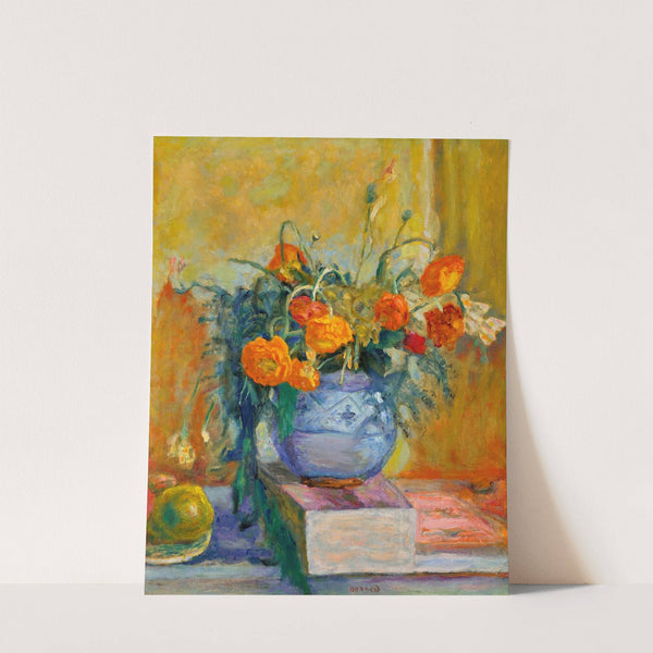 Renoncules au vase bleu by Pierre Bonnard