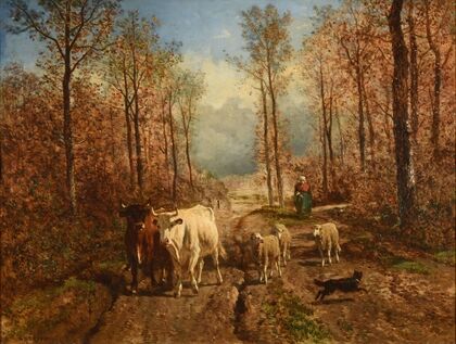 Rentrée de troupeau (1856)