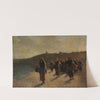 Rentrée des glaneuses d'huîtres (souvenir de la baie de Cancale) by Augustin Feyen-Perrin