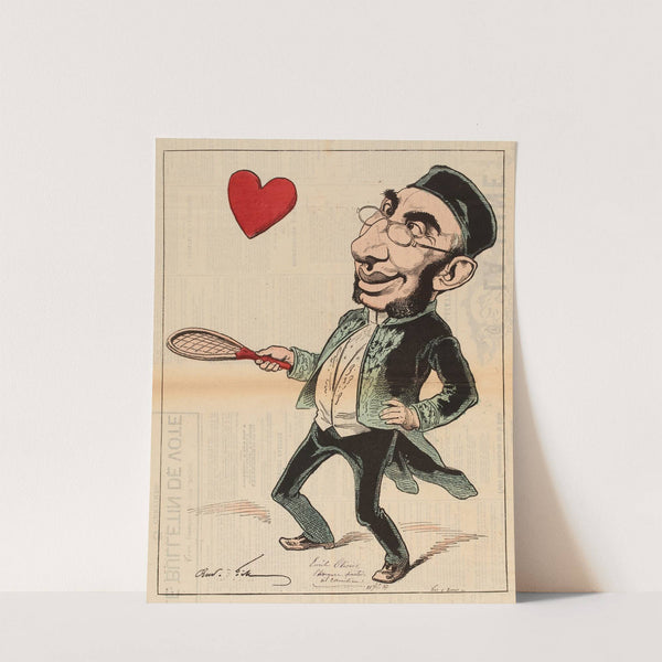 Rentrée du coeur léger (1877) by André Gill