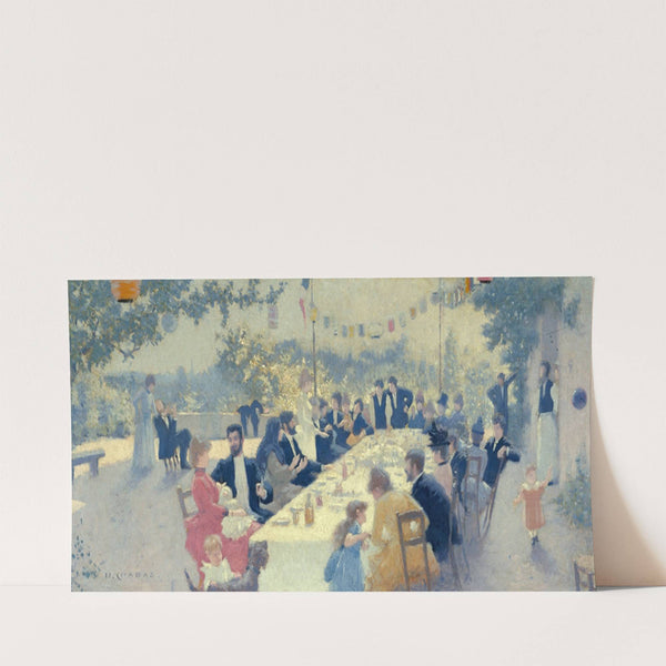 Repas nuptial (1889) by Maurice Chabas