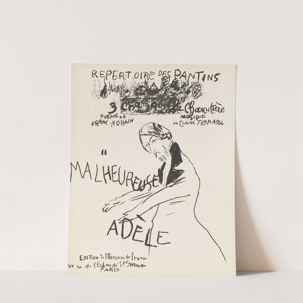 Repertoire des pantins Pl.2 (1898) by Pierre Bonnard