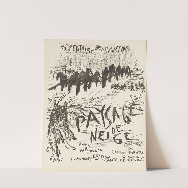 Repertoire des pantins Pl.7 (1898) by Pierre Bonnard