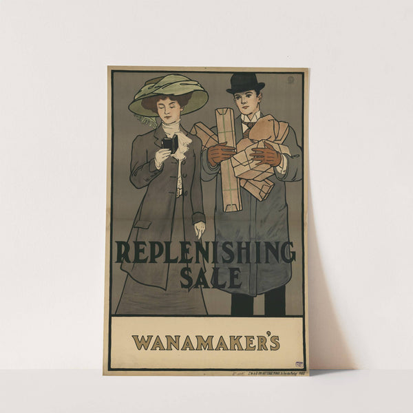 Replenishing sale Wanamaker’s (1908) by Etablissements Minot