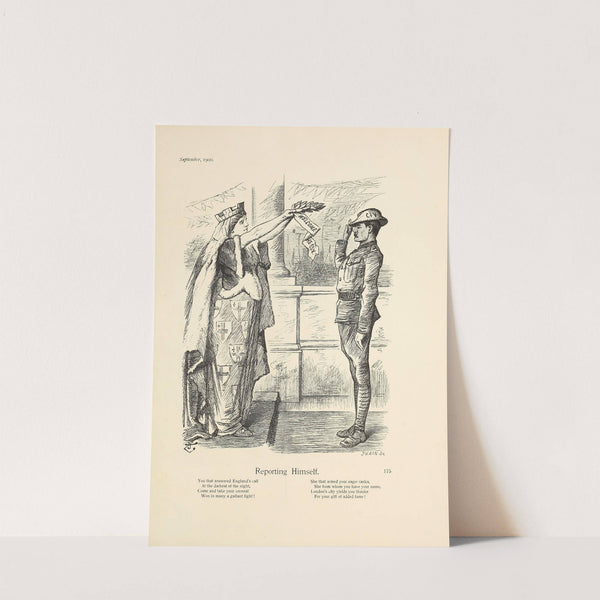 Reporting Himself by Sir John Tenniel