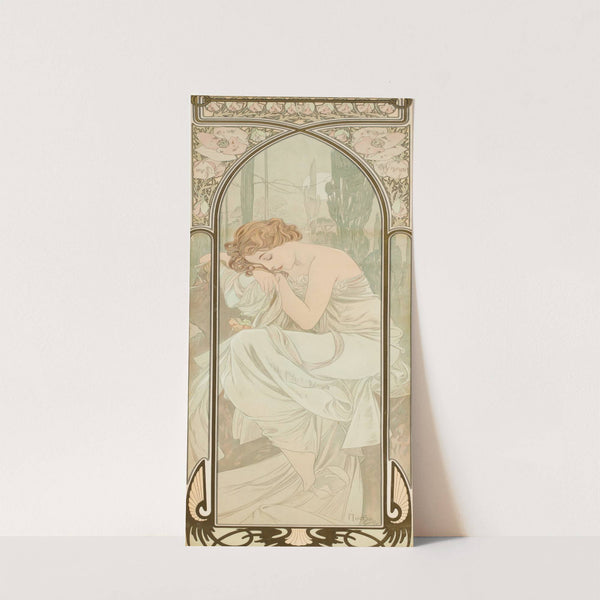 Repos de la nuit (1899) by Alphonse Mucha