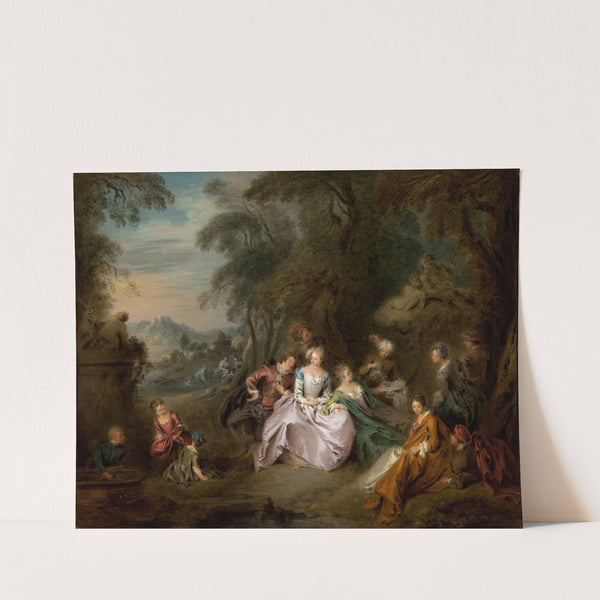 Repose in a Park by Jean-Baptiste Pater