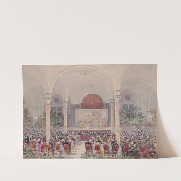 Représentation dans la salle des Prévôts à l’Hôtel de Ville, 4ème arrondissement Fêtes Franco-Russes à Paris le 20 oct (1915-1945) by Fédor Hoffbauer