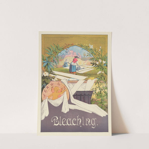 Representation of the old method of bleaching cotton and linen goods on lawns by John Howard Appleton