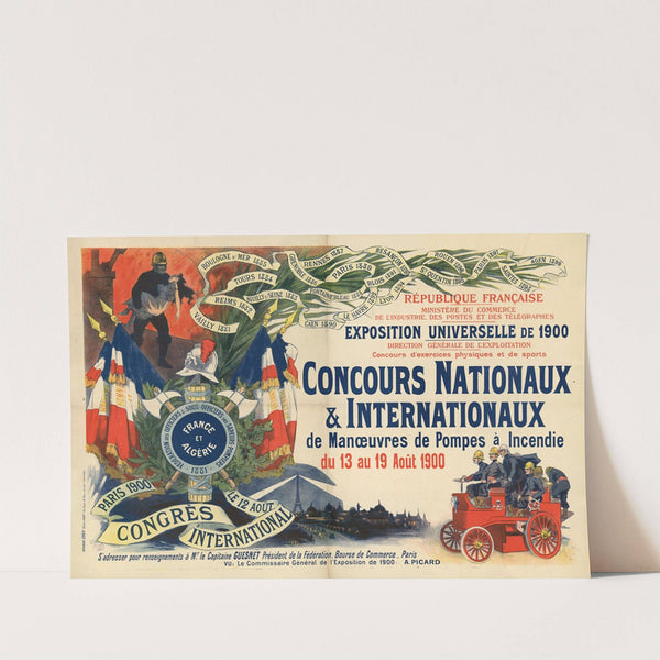 République française. Exposition Universelle de 1900. Concours nationaux et internationaux (1900) by Imp. Chaix